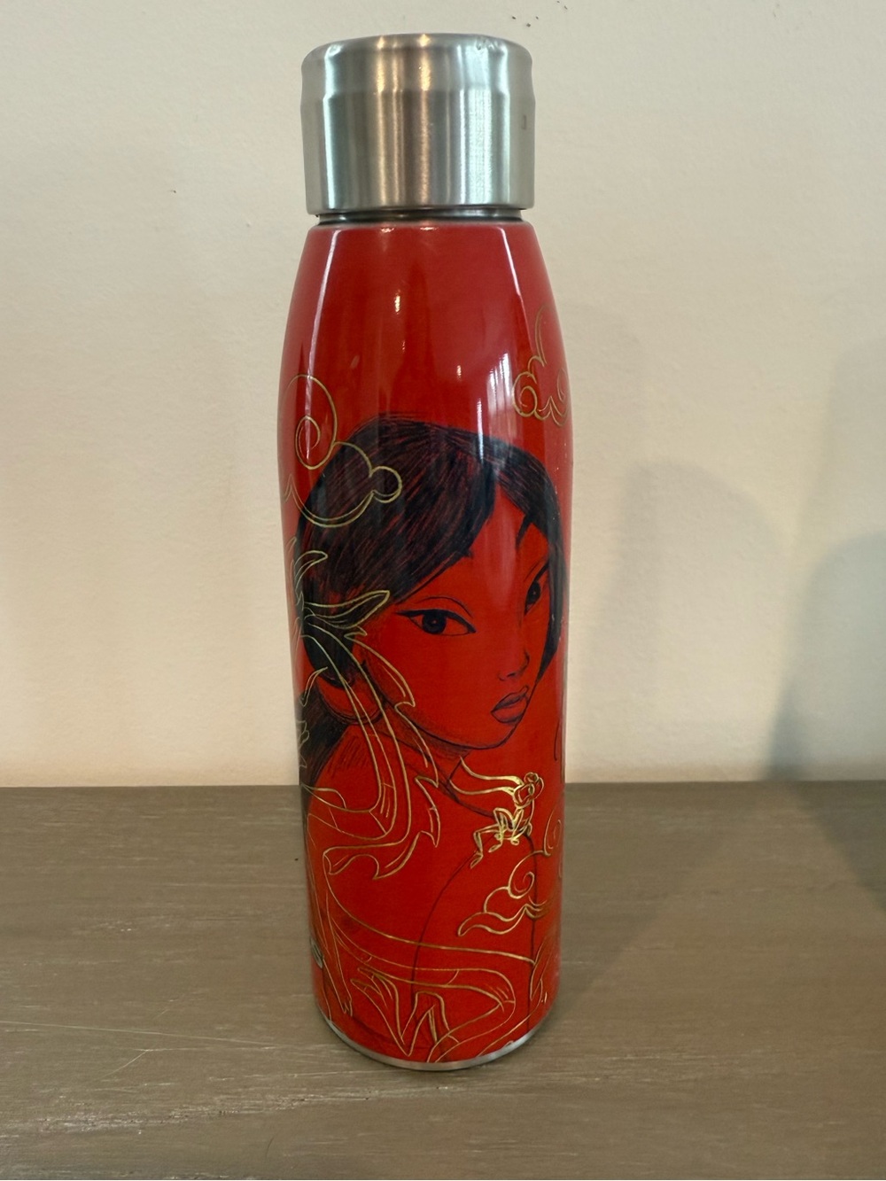 Tervis Disney Mulan Stainless Steel Water Bottle Red Rule Breaker 17 oz